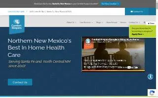Comfort Keepers In-Home Care of Santa Fe website