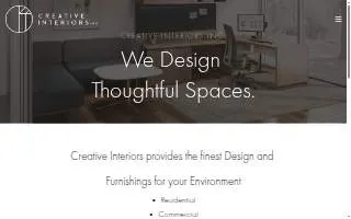 Creative Interiors Inc website