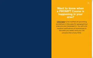 PROMPT Institute website