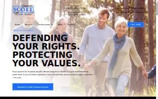The Law Office of Charles A. Scott, LLC website