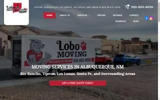 Lobo Moving website