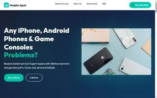 Mobile Spot of Albuquerque website