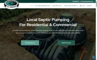 Rio Grande Septic Systems of South Valley website