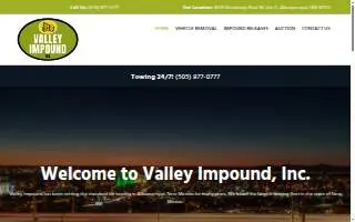 Valley Impound, Inc. of South Valley website