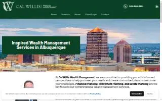 Cal Willis Wealth Management website