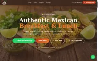 Dos Amigos Kitchen website