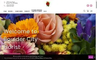 Boulder City Florist website