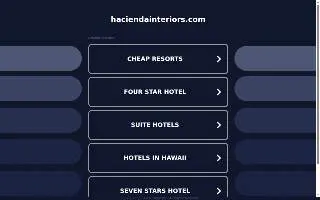 Hacienda Interiors of Boulder City website