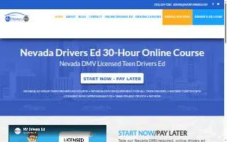 NV Drivers Ed of Boulder City website