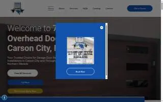 775 Overhead Doors of Carson City website