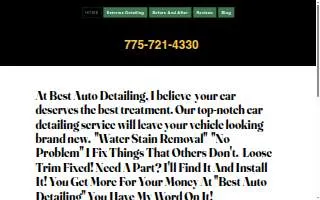 Best Auto Detailing of Carson City website