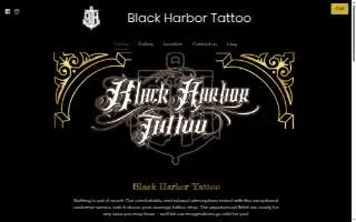 Black Harbor Tattoo website