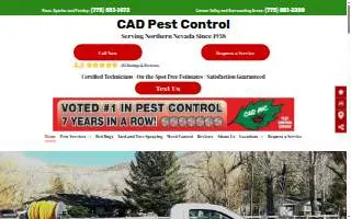 CAD Pest Control website