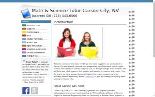 Carson City Tutor