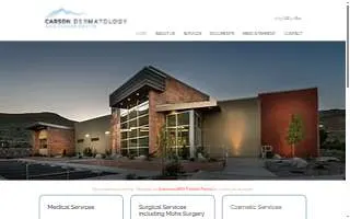 Carson Dermatology website
