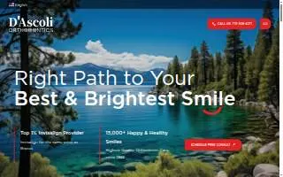 D'Ascoli Orthodontics of Carson City website