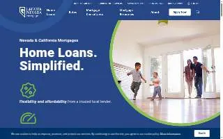 Greater Nevada Mortgage of Carson City website