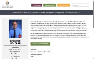 Hall Brian a MD website