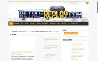 Retro Replay website