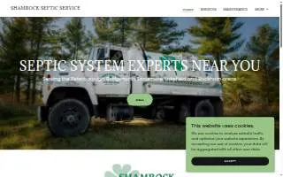 Shamrock Septic Pumping of Carson City website