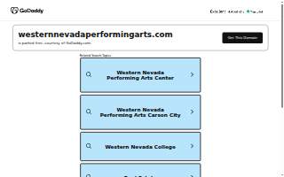 Western Nevada Performing Arts - Dance Studio