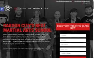 Wild West Training Center website