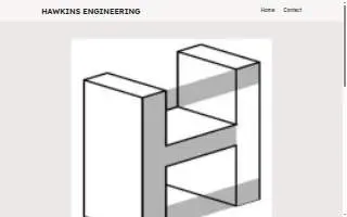 Hawkins Engineering website