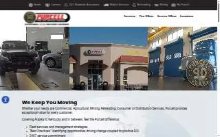 Purcell Tire and Service Centers of Elko website