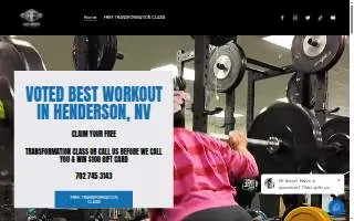 Aguirre Fitness of Enterprise website