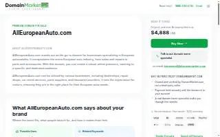 All European I Auto Repair Las Vegas of Enterprise website