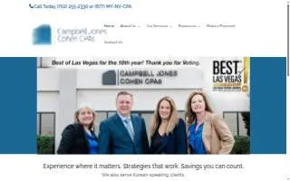 Campbell Jones Cohen CPAs of Enterprise website