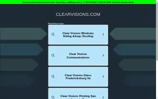 ClearVision Eye Centers - Boulder of Enterprise website