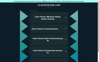 ClearVision Eye Centers - Horizon Ridge website