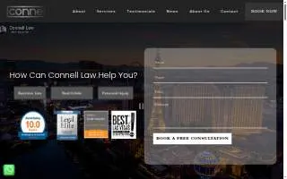 Connell Law website