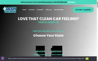 Dash Car Wash of Enterprise website