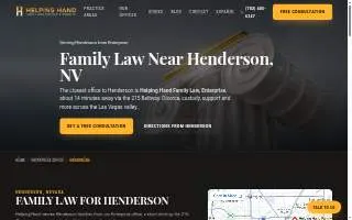 Helping Hand Family & Divorce Attorneys of Enterprise website