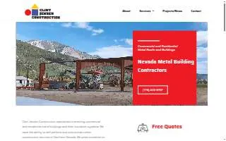 Clint Jensen Construction website