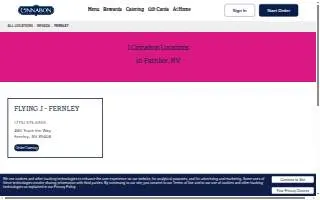 Cinnabon of Fernley website