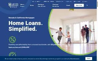 Greater Nevada Mortgage of Fernley website