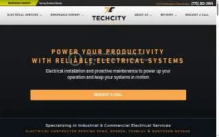 TechCity Electric website