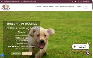Three Happy Hounds website