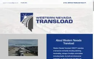 Western Nevada Transload website