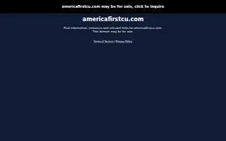 America First Credit Union of Henderson website