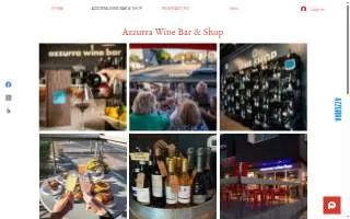 Azzurra Wine Bar website
