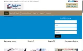 Bankruptcy Lawyer Henderson website