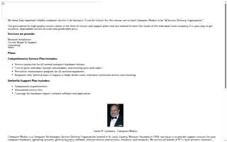 Computer Medics of Henderson website