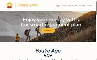 Desert Crest Financial website