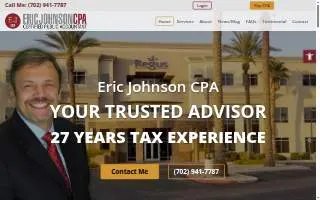 Eric Johnson CPA website