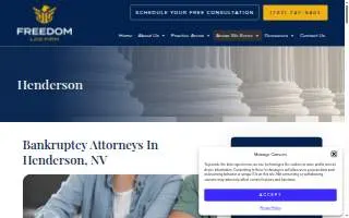 Henderson Bankruptcy Lawyers website