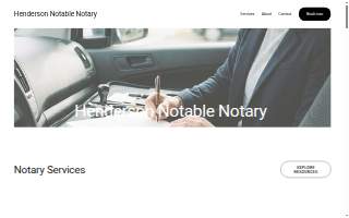 Henderson Notable Notary